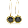 Jet Black Earrings