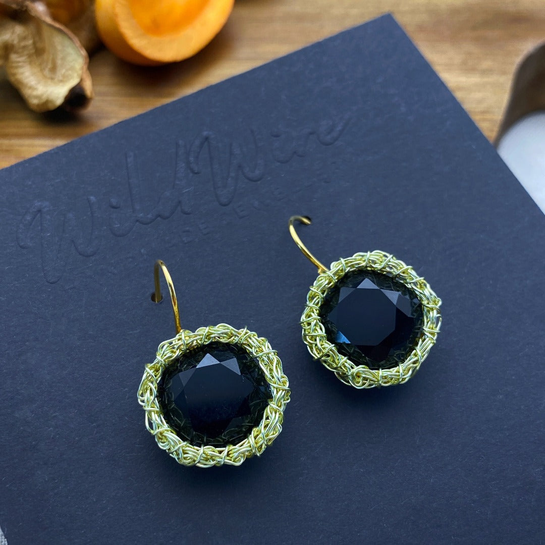 Louisette Jet Black Earrings S00 - Fashion Jewellery M00949