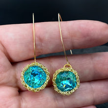 Load image into Gallery viewer, Light Turquoise Earrings
