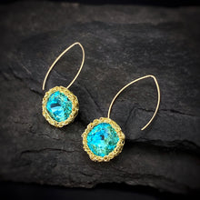 Load image into Gallery viewer, Light Turquoise Earrings
