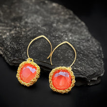 Load image into Gallery viewer, Light Coral Earrings
